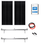 Solcellspaket 380W stuga & fritidshus - med fäste för plåttak