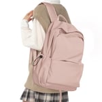 HYC00 Sac à Dos Scolaire College Cartables Fille Garçons Sac d'école pour 14 Pouce Laptop Sac à Dos College Imperméable Sac Ecole Adolescent Casual Daypacks pour Scolaire Voyage Travail,Rose