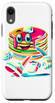 Coque pour iPhone XR Colorée Pop Art Crêpe Petit déjeuner Crêpes