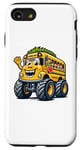 Coque pour iPhone SE (2020) / 7 / 8 Funny Monster Truck School Bus Back To School Kids Boys