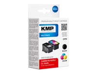 Kmp Multipack C97v - 2-Pack - Lång Livslängd - Svart, Färg (Cyan, Magenta, Gul) - Kompatibel - Bläckpatron (Alternativ För: Canon 8286B001, Canon 8288B001, Canon Cl-546Xl, Canon Pg-545Xl) - För Canon Pixma Tr4551, Tr4650, Tr4651, Ts3350, Ts3351, Ts3