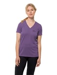 Jack Wolfskin Women's Crosstrail T T-Shirt, Ultraviolet, L