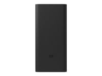 Xiaomi Pb3018zm - Strømbank - 30000 Mah - 111 Wh - 18 Watt - 3 A - Fast Charge - 3 Utgangskontakter (24 Pin Usb-C, Usb)