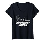 Womens Public Health Squad Work - Public Health Social Worker V-Neck T-Shirt