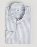 100Hands Microstripe Cashmere Shirt Light Blue