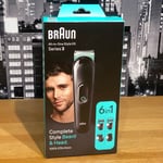 🟢 Braun All-In-One Trimmer Style 6-in1 Kit Series 3 Beard Hair Original Sealed