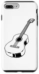 Coque pour iPhone 7 Plus/8 Plus Conception réaliste guitare acoustique pour les guitaristes