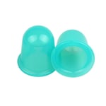 Silicone Cupping Therapy Set, Anti Cellulite Cup, 2pcs Vacuum Massage Cup Kit Body Cup Green