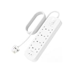 Belkin 8-Outlet Surge Protector Power Strip Wall-Mountable 8 AC Outlets 2 USB-C