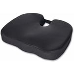 Cyslmuk - Coussin De Siège Ergonomique, Mémoire De Forme, Soulage Dos Et Coccyx, Coussin Orthopédique de Mousse de Mémoire Coussin de Siege pour