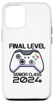 Coque pour iPhone 15 Jeu vidéo Senior Class Final Level Gamer Class of 2024