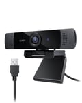 Aukey Stream Series 1080p Dual-Mic Webcam black