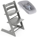 Stokke Tripp Trapp® chair - storm grey + newborn set