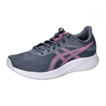 ASICS Women's Patriot 13 Sneaker, Tarmac/HOT Pink, 3 UK