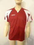 Polo/tee shirt manche courte, homme PANZERI, BORDEAUX et blanc  en  S/ neuf