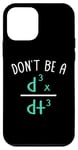 Coque pour iPhone 12 mini Dont Be A Jerk - Equating Algebric Math Formula Mathématiques