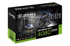 Inno3D iChiLL GeForce RTX 4080 SUPER Black Grafikkort - 16GB GDDR6X - NVIDIA RTX 4080 SUPER - PCI Express 4.0 x16