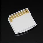 Pour macbook air proTF vers SD support de carte macbook extension de disque dur mini porte-carte microSD, couleur: blanc