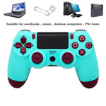 HALASHAO PS4 Controller Camouflage, PS4 Controller for Playstation 4, PS4 Wireless Bluetooth Game Controller Joystick Gmaepad with high precision touchpad,Bright Blue,snowflake