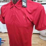 Bristol City elite Home Red  poly  Polo Shirt  Size Small BNWT