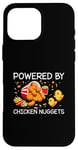 Coque pour iPhone 16 Pro Max Funny I Love Chicken Nuggets, joli jeu de mots sur le poulet