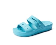 Crocs Women's Baya Platform Amazon Sandal Clog, Digital Aqua, 7 UK Men 8 UK Women