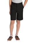 Dickies Boys Flexwaist Flat Front Short, Black, 7 UK