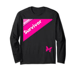 I Am A Survivor Breast Cancer Awareness Month Support Women Long Sleeve T-Shirt