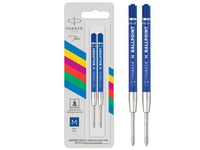 PARKER 1x2 Quinkflow Basic Ballpoint Pen Refill M blue