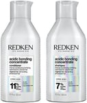 REDKEN Acidic Bonding Concentrate, Shampoo and Conditioner Set, Repairs & Prote