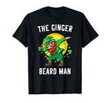 Mens Ginger Beard Man Funny St. Patrick's Irish Leprechaun Gift T-Shirt