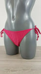 French Connection Tie Side Bikini Bottoms PINK UK Small A462-9