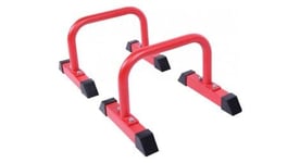 Barres paralleles gorilla sports   3 hauteurs   30 cm   73cm   94 cm   noires bleues rouges   couleur   rouge   hauteur   30 cm