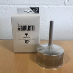 Bialetti 12 Cup Moka Express Pot Funnel Filter - Brand New Boxed - Made in Italy