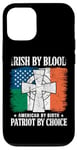 Coque pour iPhone 12/12 Pro Irlandais de sang, Américain de naissance, Patriote par