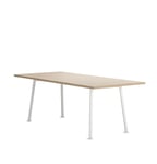 Massproductions - Landa Table - H730, W2000, D900, Oak Veneer - White - Matbord - Chris Martin - Vit - Trä