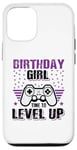 Coque pour iPhone 12/12 Pro Birthday Girl Time To Level Up Jeu vidéo Nerd