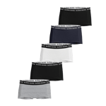 Cotton Stretch Boxer Shorts 5-pack, boksershorts, jente