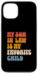 Coque pour iPhone 13 Mon beau-fils est mon enfant préféré Humour familial drôle