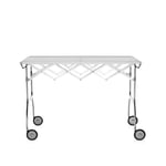 Kartell - Battista Folding Table White - Oliver Löw - Hvit - Metall