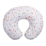 BOPPY Coussin d'Allaitement pour Bébés 0 plus Confetti, forme ergonomique avec rembourrage, confort pour la mère et le bébé pendant l'allaitement au sein et au biberon, lavable en machine