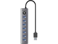 Orico Usb Hub Adapter Orico Cl7u Usb-C Till 7X Usb 3.0 (Grå)