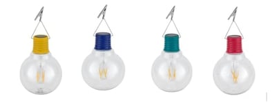 WatioWave LAMPE SOLAIRE AMPOULE PENDENTIF COULEURS