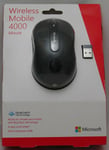 Microsoft 1383 1496 Wireless Mobile Mouse 4000 - Graphite (D5D-00001)