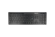 Delock Silent - tastatur - QWERTZ - tysk - sort Indgangsudstyr