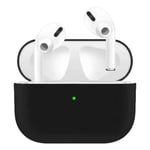 Apple AirPods Pron erittäin ohut silikonikotelo - Musta