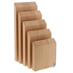 ZWILLING 35103-400 Italian Knife Block, Wood, Natural Beechwood