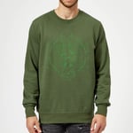 Harry Potter Morsmordre Dark Mark Sweatshirt - Forest Green - XL - Forest Green