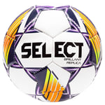 Select Fotboll Brillant Replica V24 - Vit/lila/orange, storlek Ball SZ. 4