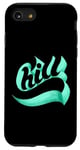 Coque pour iPhone SE (2020) / 7 / 8 Bleu sarcelle Aqua Chill Teal Aqua Graphic